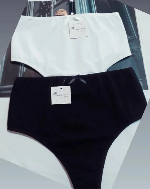 Culotte less puntilla algodón - Carmela Colm Lingerie Flores Buenos Aires